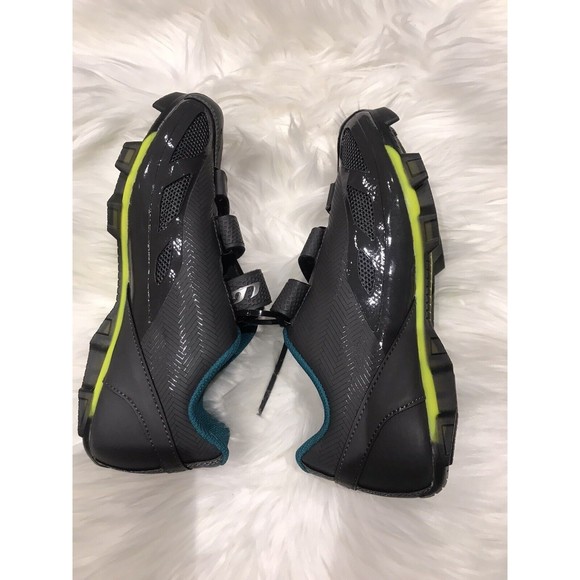 Louis Garneau Multi Airflex HRS-80 Cycling Shoes  Black Teal Mens 7.5 wm 9 EU40